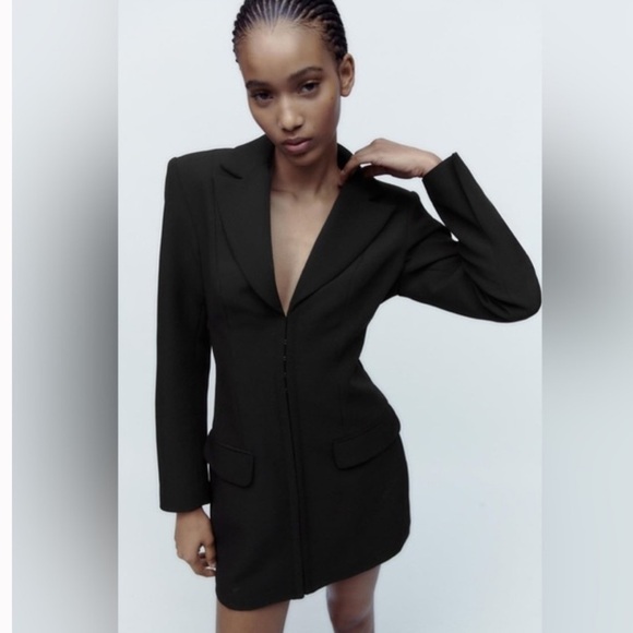 Zara Black Mini Dress - Picture 3 of 12